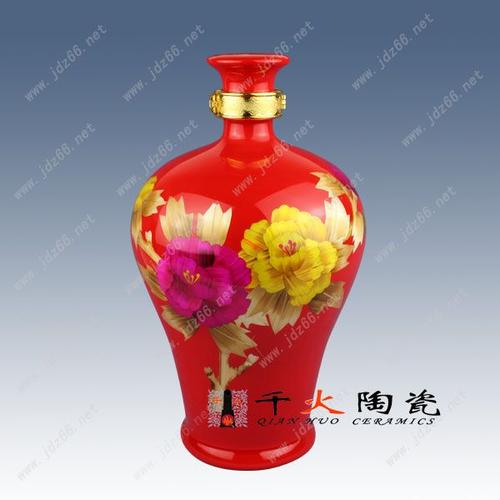 酒瓶生产厂家,精美艺术白酒瓶,景德镇酒瓶批发高清图片
